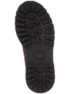 Leder-Chelsea-Boots in Rot