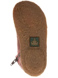 Leder-Chelsea-Boots in Rot