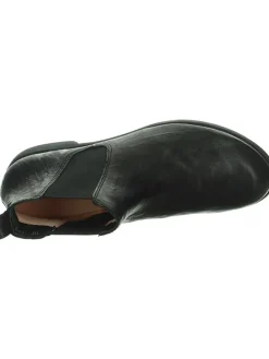 Leder-Chelsea-Boots in Schwarz