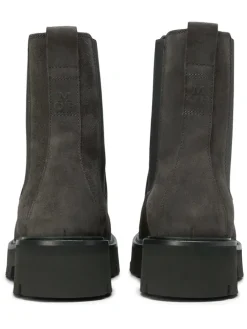 Leder-Chelsea-Boots in Schwarz