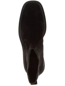 Leder-Chelsea-Boots in Schwarz