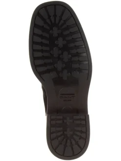 Leder-Chelsea-Boots in Schwarz