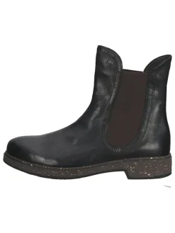 Leder-Chelsea-Boots in Schwarz