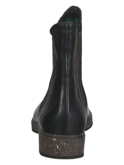 Leder-Chelsea-Boots in Schwarz