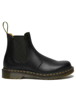 Leder-Chelsea-Boots in Schwarz