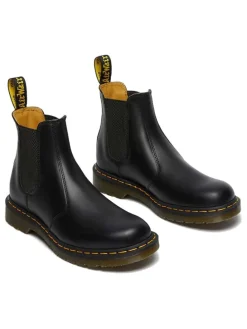 Leder-Chelsea-Boots in Schwarz