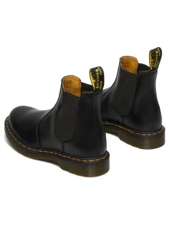 Leder-Chelsea-Boots in Schwarz