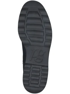 Leder-Chelsea-Boots in Schwarz