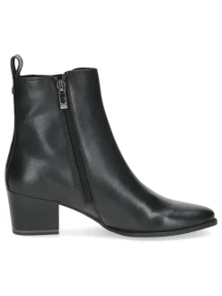 Leder-Chelsea-Boots in Schwarz