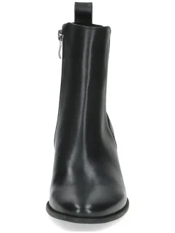 Leder-Chelsea-Boots in Schwarz