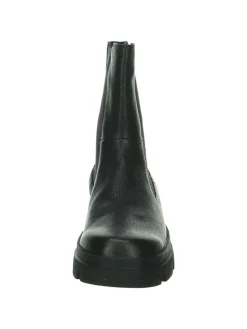 Leder-Chelsea-Boots in Schwarz