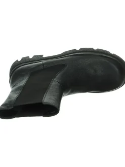 Leder-Chelsea-Boots in Schwarz