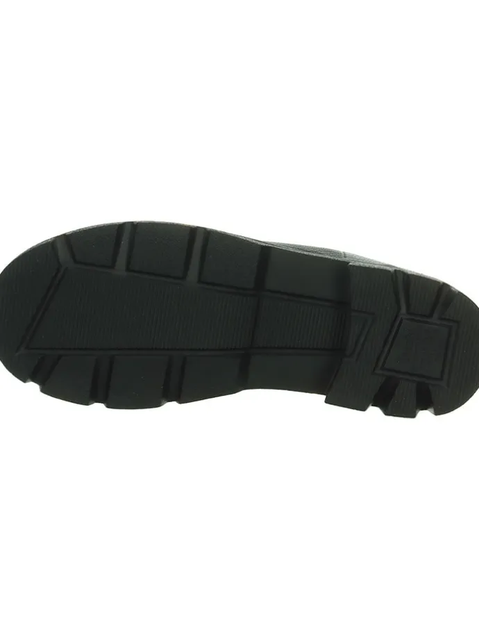 Leder-Chelsea-Boots in Schwarz