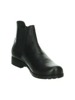 Leder-Chelsea-Boots in Schwarz
