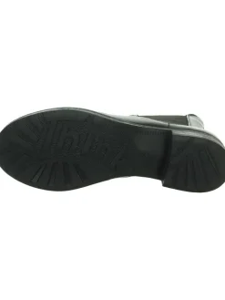 Leder-Chelsea-Boots in Schwarz