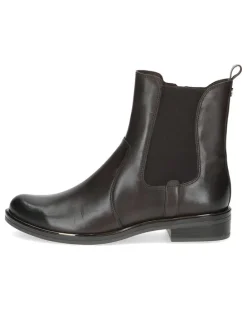 Leder-Chelsea-Boots in Schwarz