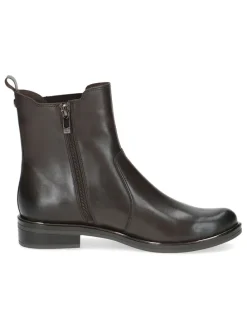 Leder-Chelsea-Boots in Schwarz