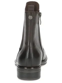 Leder-Chelsea-Boots in Schwarz