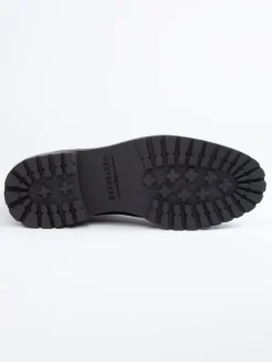 Leder-Chelsea-Boots in Schwarz