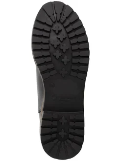 Leder-Chelsea-Boots in Schwarz