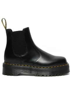 Leder-Chelsea-Boots in Schwarz