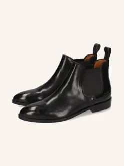 Leder-Chelsea-Boots "Jessy 1" in Schwarz