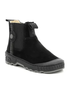 Leder-Chelsea-Boots "Kicktrust" in Schwarz