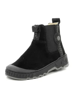 Leder-Chelsea-Boots "Kicktrust" in Schwarz