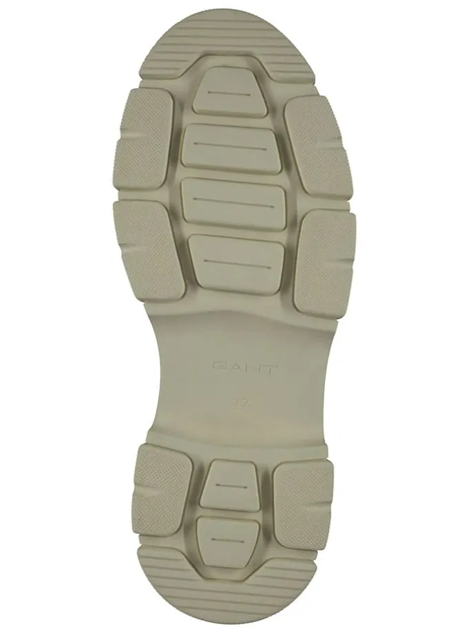 Leder-Chelsea-Boots "Monthike" in Creme