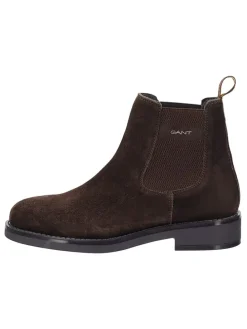 Leder-Chelsea-Boots "Prepdale" in Braun