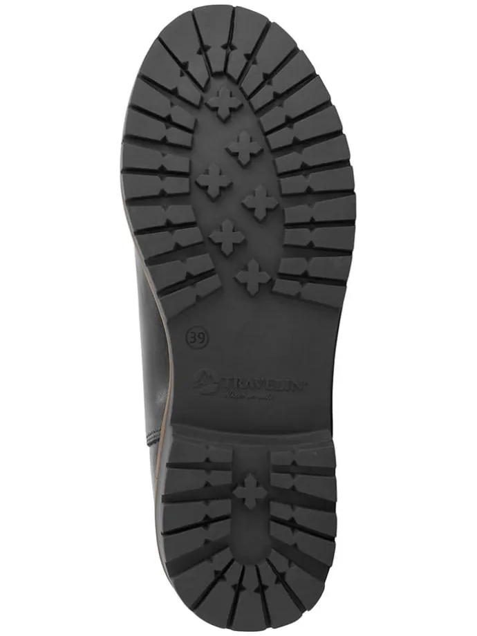 Leder-Chelsea-Boots "Ringsaker" in Schwarz