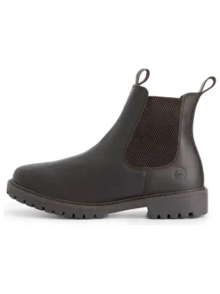 Leder-Chelsea-Boots "Sandnes" in Braun