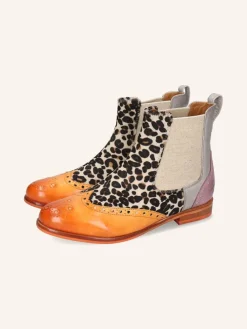 Leder-Chelsea-Boots "Selina 29" in Bunt