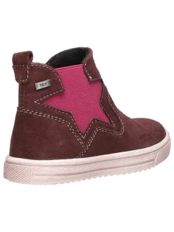 Leder-Chelsea-Boots "Shiva" in Bordeaux