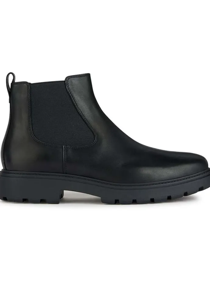 Leder-Chelsea-Boots "Spherica Ec7" in Schwarz