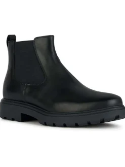 Leder-Chelsea-Boots "Spherica Ec7" in Schwarz