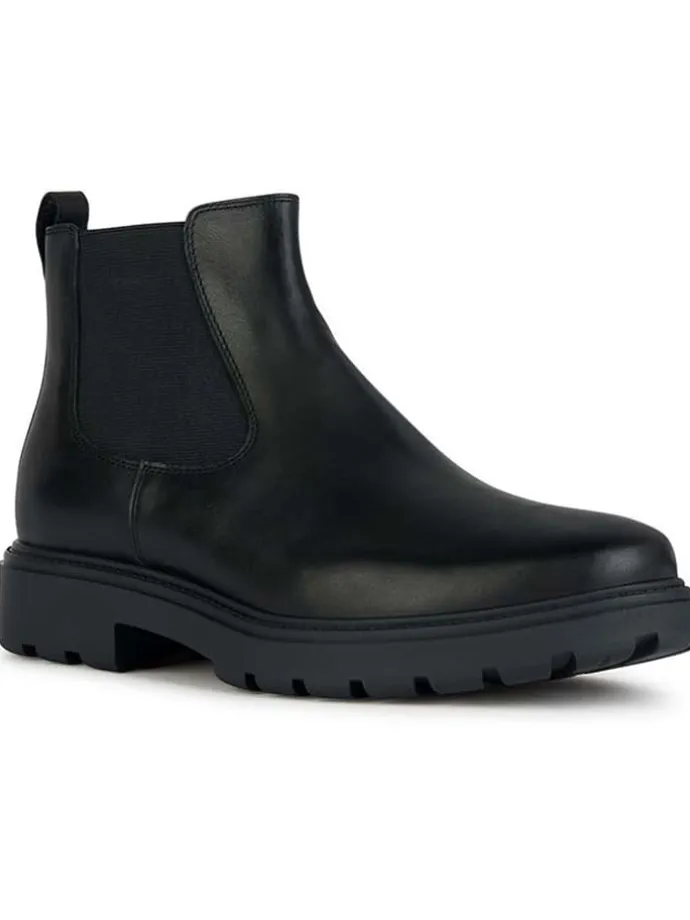 Leder-Chelsea-Boots "Spherica Ec7" in Schwarz