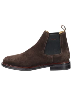 Leder-Chelsea-Boots "St Fairkon" in Braun