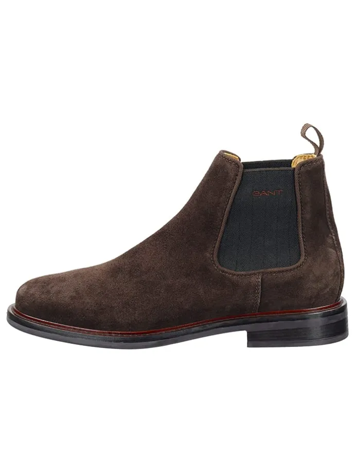 Leder-Chelsea-Boots "St Fairkon" in Braun