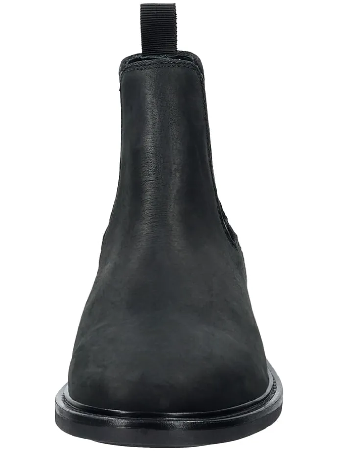 Leder-Chelsea-Boots "St Fairkon" in Schwarz