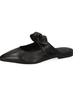 Leder-Clogs "Alora 8" in Schwarz