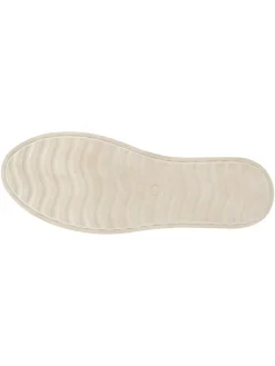 Leder-Espadrilles in Weiß