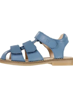 Leder-Halbsandalen "Addison" in Blau