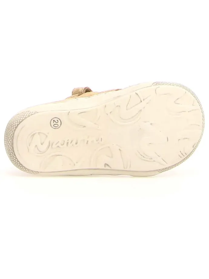 Leder-Halbsandalen "Bede" in Hellbraun