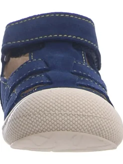 Leder-Halbsandalen "Bede" in Dunkelblau