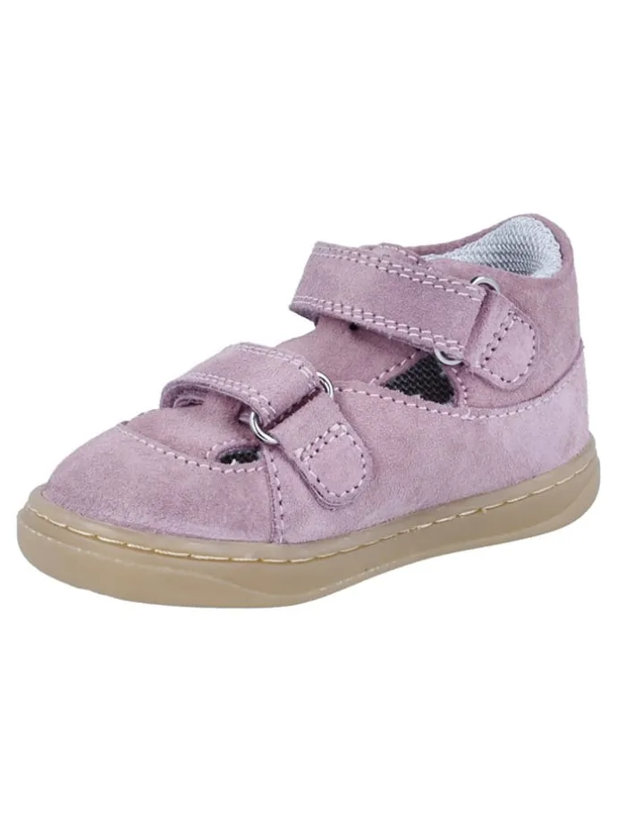 Leder-Halbsandalen "Dash" in Lila