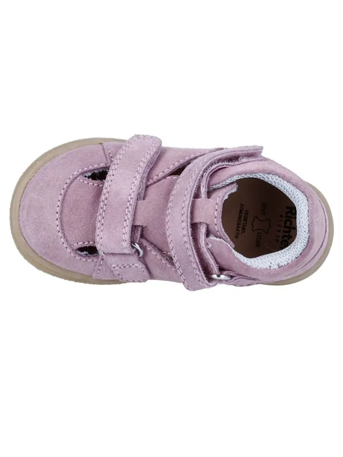 Leder-Halbsandalen "Dash" in Lila