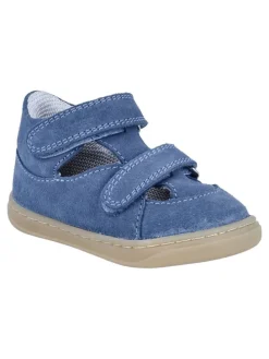 Leder-Halbsandalen "Dash" in Blau