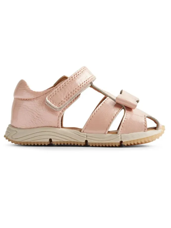 Leder-Halbsandalen "Donna" in Rosa