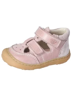 Leder-Halbsandalen "Eni" in Flieder